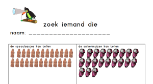 Zoek iemand die tot 30 kan tellen