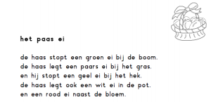 Verhaaltje met vragen: het paasei