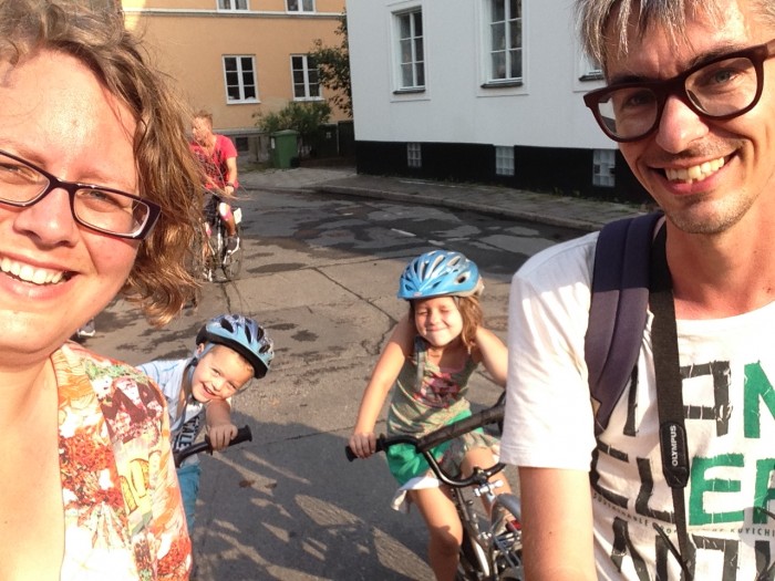 De foto is vorig jaar in Zweden gemaakt tijdens een fietstocht door Stockholm.