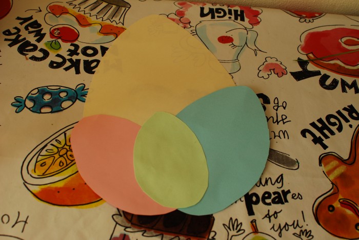 Eieren op elkaar in vorm