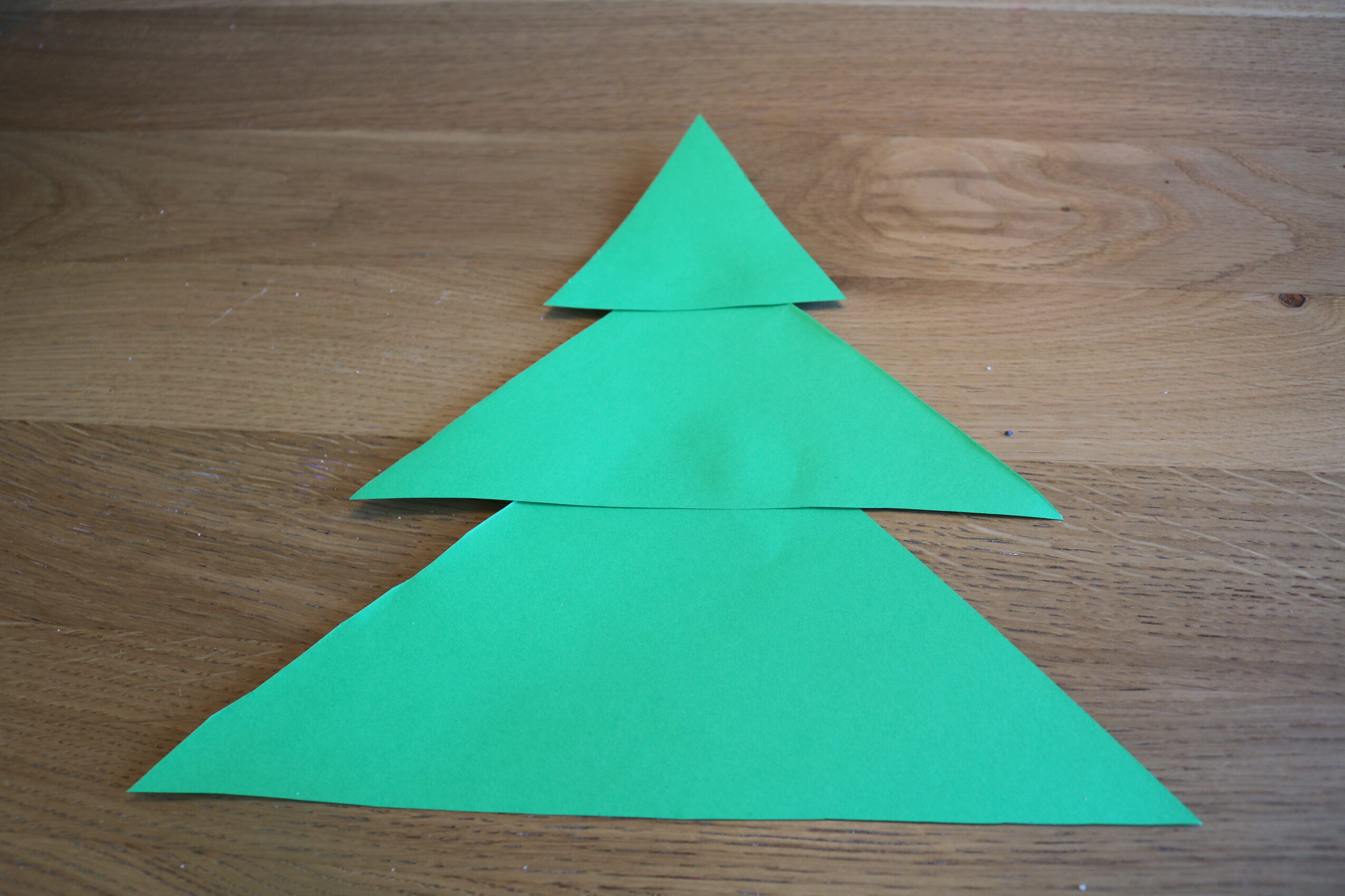 Drie driehoeken aan elkaar