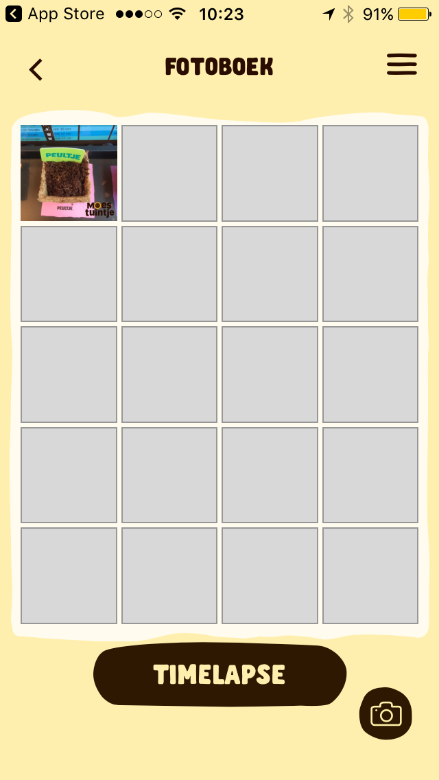 Timelapse moestuintje