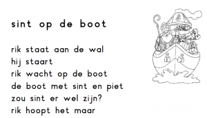 Sint op de boot